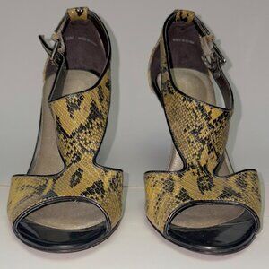 Ann Taylor Phython Snake Print Heels